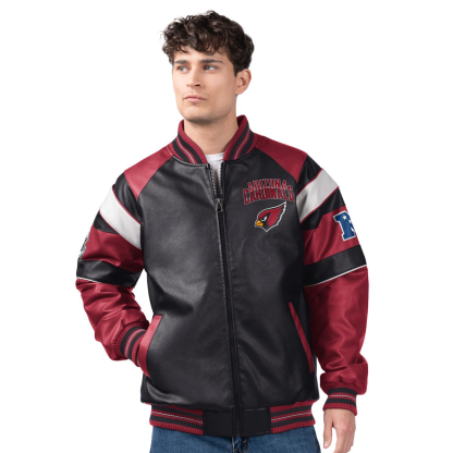 Officially Licensed NFL by Carl Banks Faux Leather Jacket